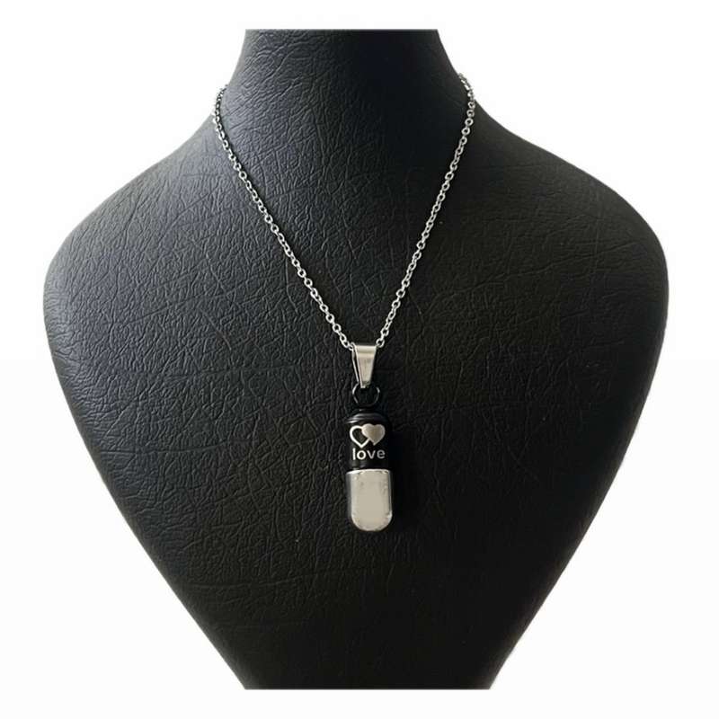 گردنبند مدل کپسول عشق 495 گردنبند مدل کپسول عشق 495