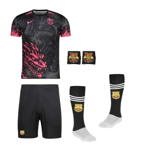 ست 5 تکه لباس ورزشی مدل بارسلونا طرح یامال کد 2025s