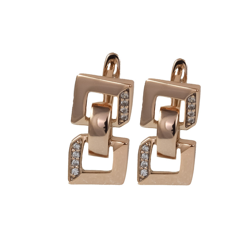 گوشواره زنانه ژوپینگ طرح مربع گوشواره زنانه ژوپینگ طرح مربع