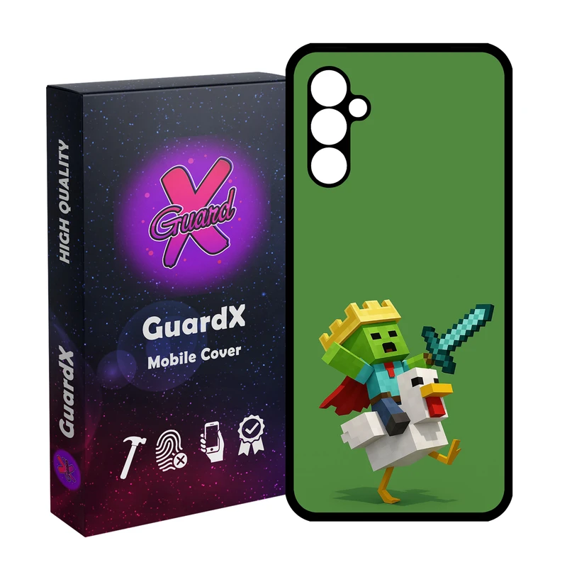 کاور گارد ایکس طرح Minecraft مدل 10881 مناسب برای گوشی موبایل سامسونگ Galaxy A24/A24 4G/M34 5G