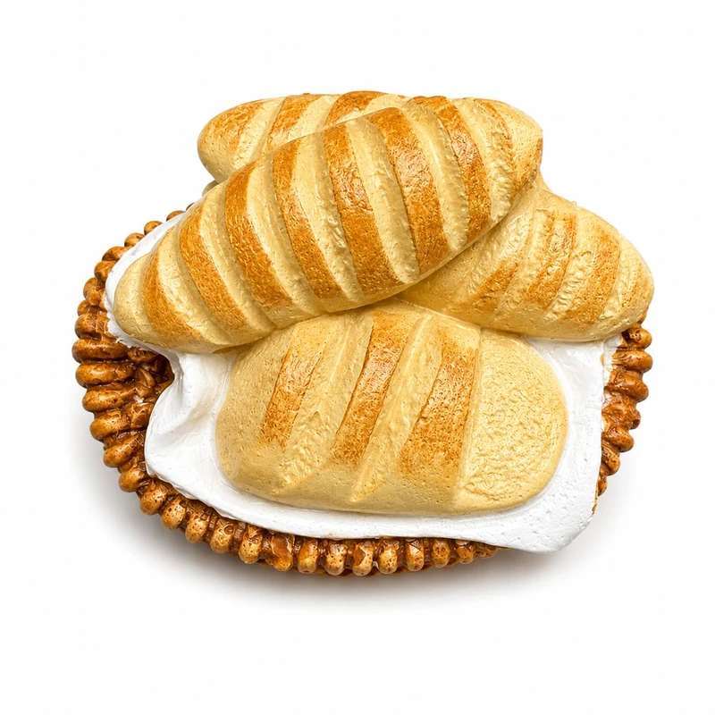 مگنت مدل رویخچالی طرح سبد نان گرد