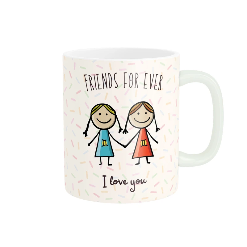 ماگ پاد آفرین مدل دوست های همیشگی کد DKC1119