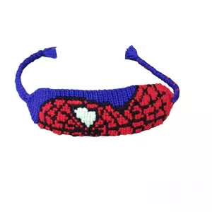 دستبند دست‌ساز زنانه آلفا مدل مرد عنکبوتی