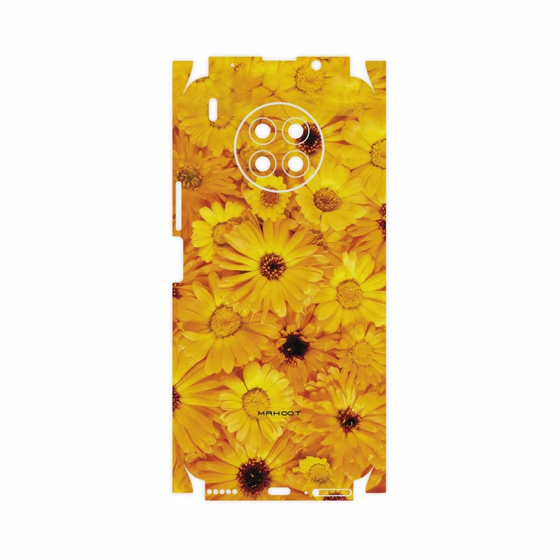 برچسب پوششی ماهوت مدل Yellow-Flower-FullSkin مناسب برای گوشی موبایل آنر 50 Lite