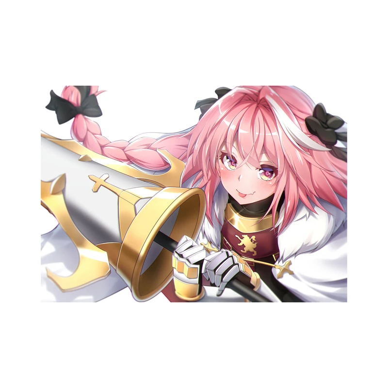 استیکر لپ تاپ و موبایل مدل انیمه طرح سرنوشت آپاکریفا استولفو Fate/Apocrypha astolfo کد 1267
