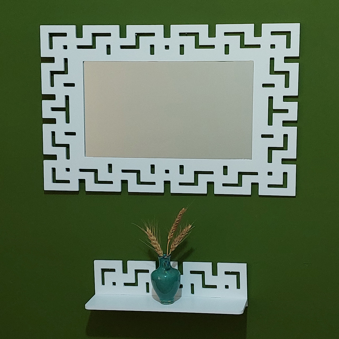 آینه خونه خاص مدل BVER به همراه شلف دیواری