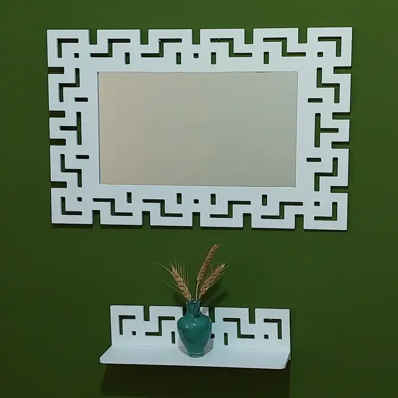 آینه خونه خاص مدل BVER به همراه شلف دیواری