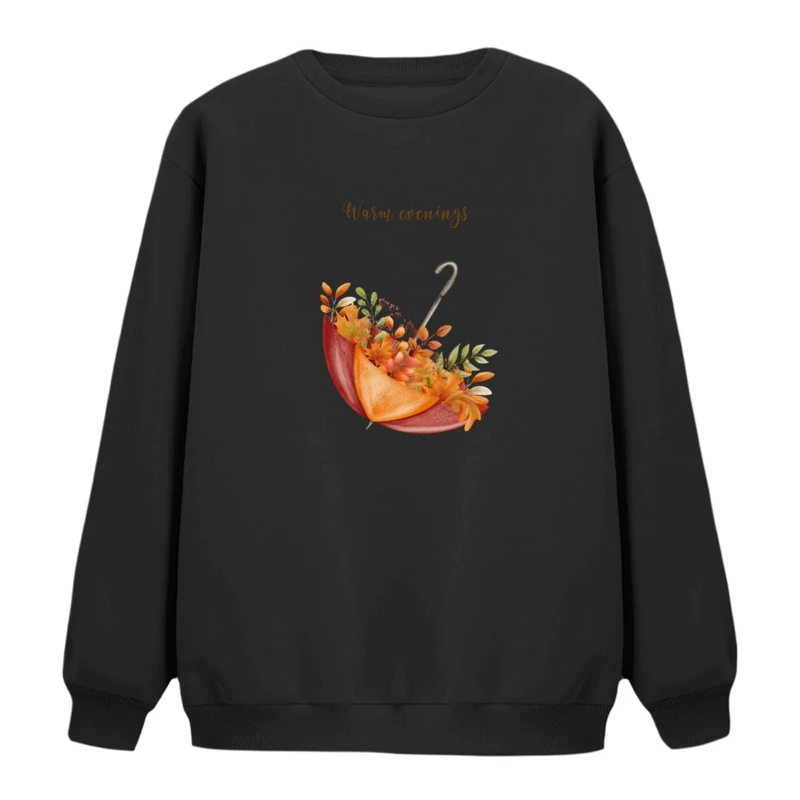 سویشرت زنانه مدل چتر پاییزی 