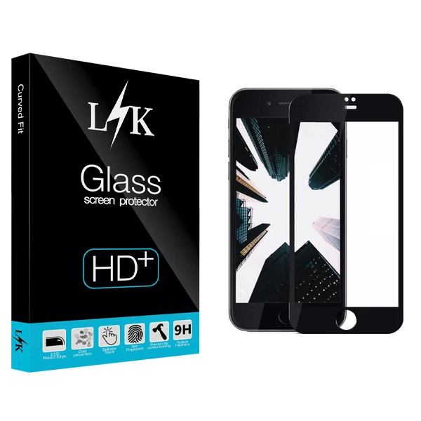 محافظ صفحه نمایش ال کی مدل Hard glass مناسب برای گوشی موبایل اپل Iphone 7