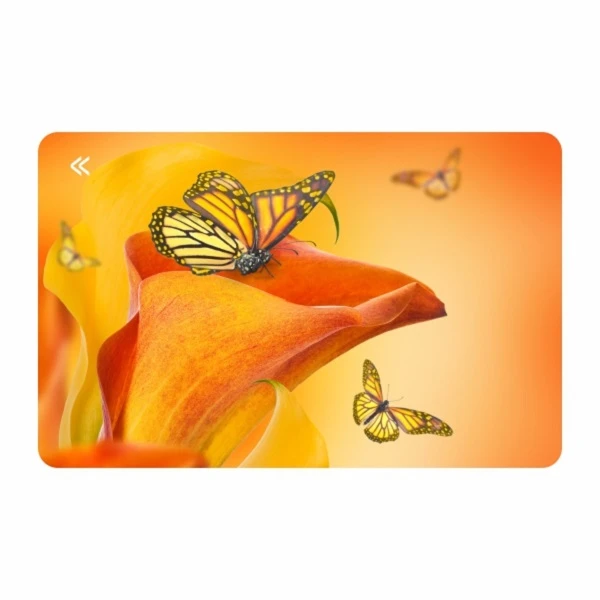 استیکر کارت مدل گل 11
