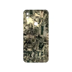 MAHOOT Collage of Skyscraper Cover Sticker for Xiaomi Redmi 7