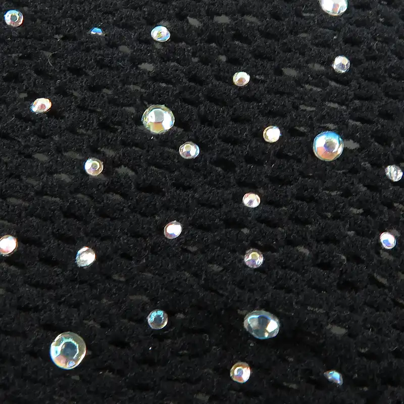 دستکش زنانه مدل توری نگینی ساق بلند