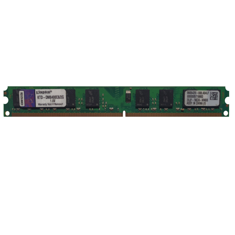 رم دسکتاپ DDR2 تک کاناله 667 مگاهرتز CL6 کینگستون مدل KTD-DM8400C6/2G ظرفیت 2 گیگابایت
