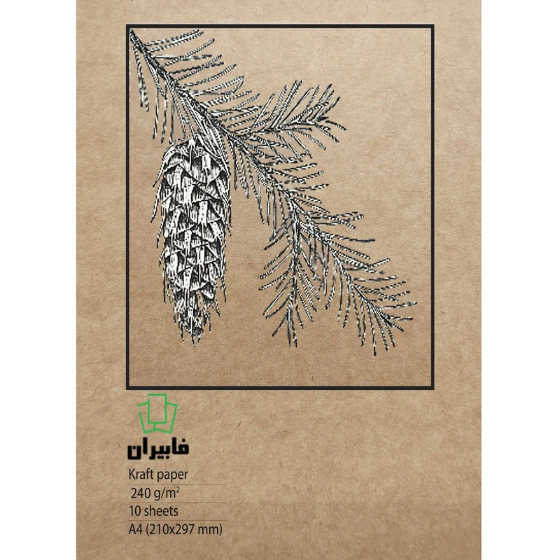 مقوا کرافت فابیران مدل شیلی کد 240gA3 سایز 30×42 سانتیمتر بسته 10 عددی