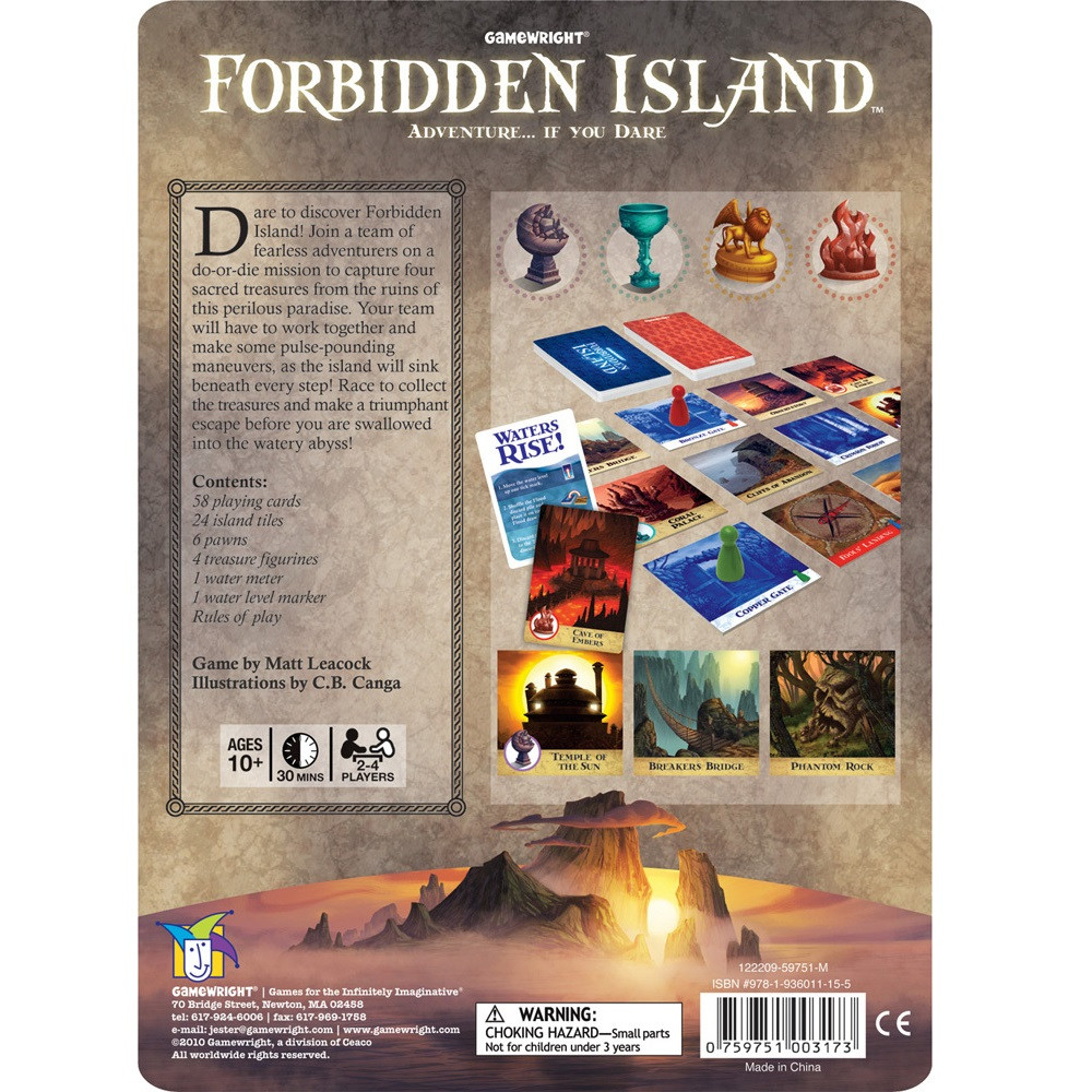 بازی فکری گیم رایت مدل FORBIDDEN ISLAND