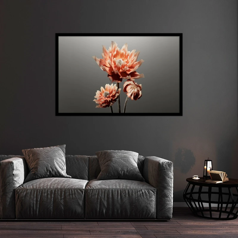 تابلو بکلیت طرح منظره طبیعی گل مدل B-bu1341