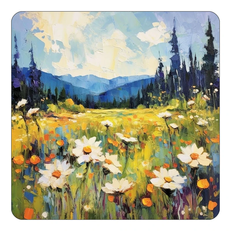 مگنت کاکتی طرح نقاشی رنگ روغن مدل mp71394