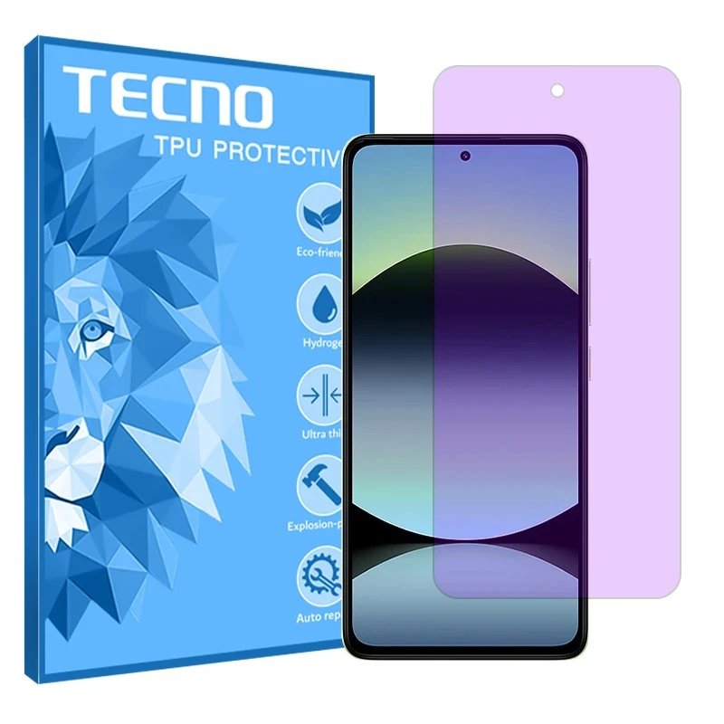 محافظ صفحه نمایش آنتی پرپل تکنو مدل هیدروژلی مناسب برای گوشی موبایل شیائومی Redmi Note 14 4G