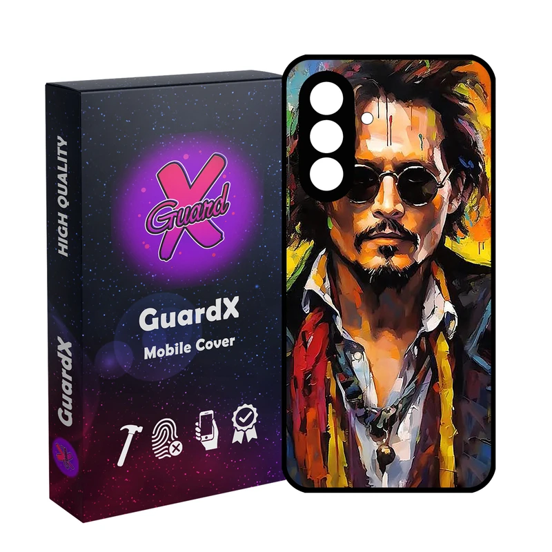 کاور گارد ایکس طرح جانی دپ مدل 10758 مناسب برای گوشی موبایل سامسونگ Galaxy S24 FE
