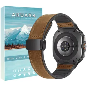 Akuara SFT Leather Band For Samsung Galaxy Watch 7 Ultra 47mm