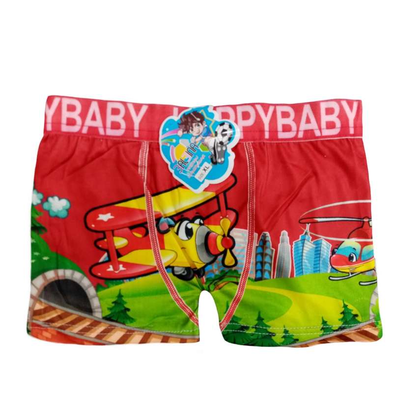 شورت دخترانه مدل هواپیما رنگ قرمز 