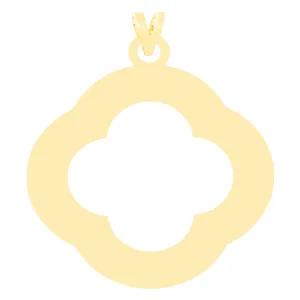 آویز گردنبند طلا 18 عیار زنانه الن نار مدل 3684