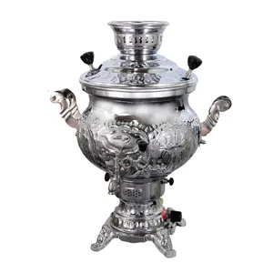 سماور گازی هومت مدل مهسان قلمکاری گنجایش 7 لیتر 