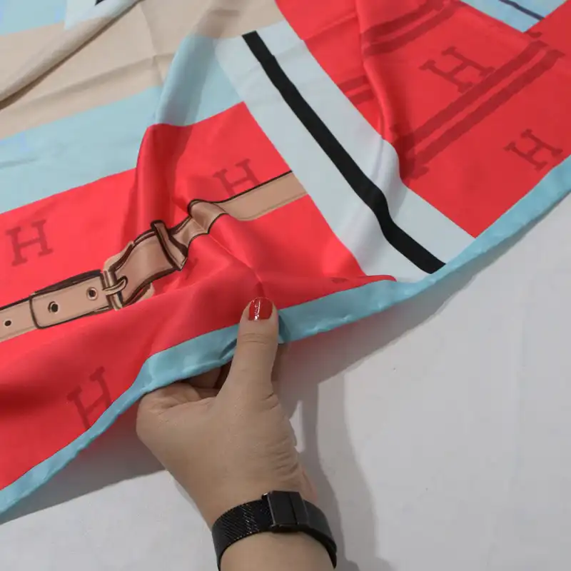 دستمال سر و گردن زنانه مدل بیبی مینی اسکارف ابریشم جدید کد ana-8010