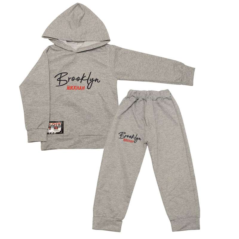 ست هودی و شلوار پسرانه مدل بروکلین G1