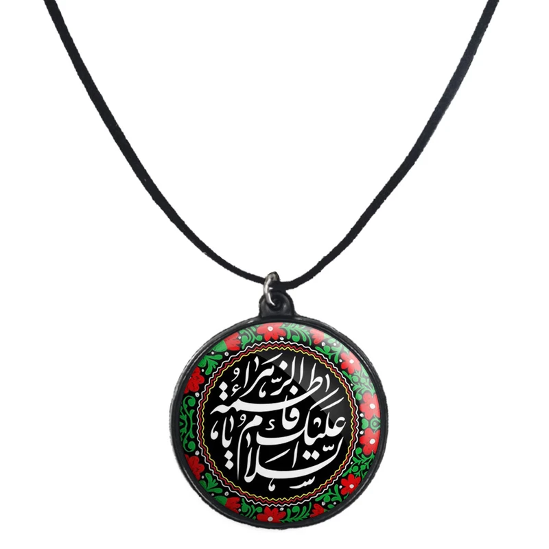 گردنبند پرمانه طرح ادعیه و مذهبی کد pmb.6489