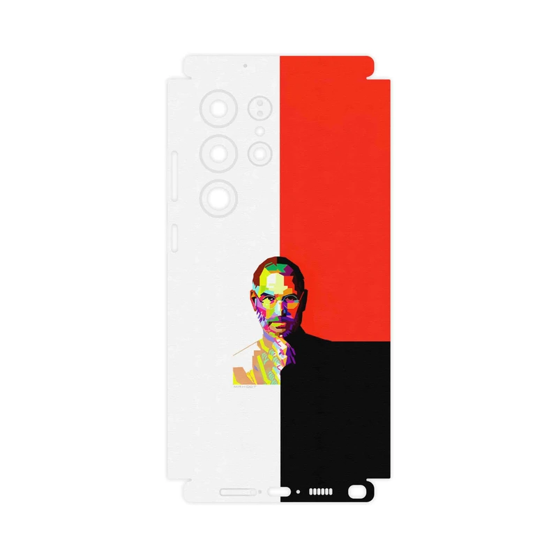 برچسب پوششی ماهوت مدل Collage of Steve Jobs 1-FullSkin مناسب برای گوشی موبایل سامسونگ Galaxy S23 Ultra