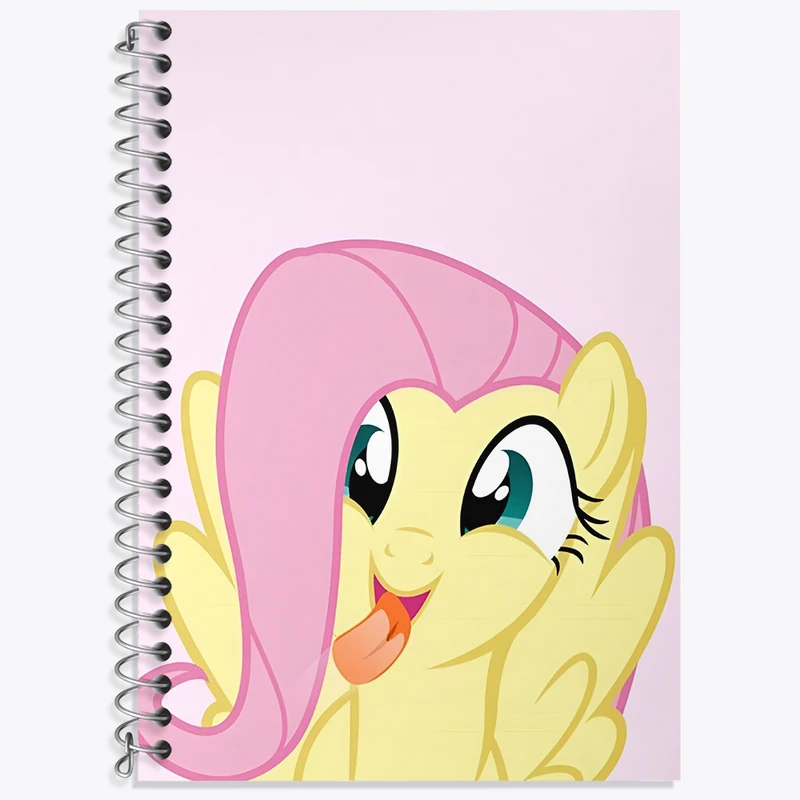 دفتر زبان 50 برگ خندالو مدل دو خط طرح فلاتر شای پونی کد N3281