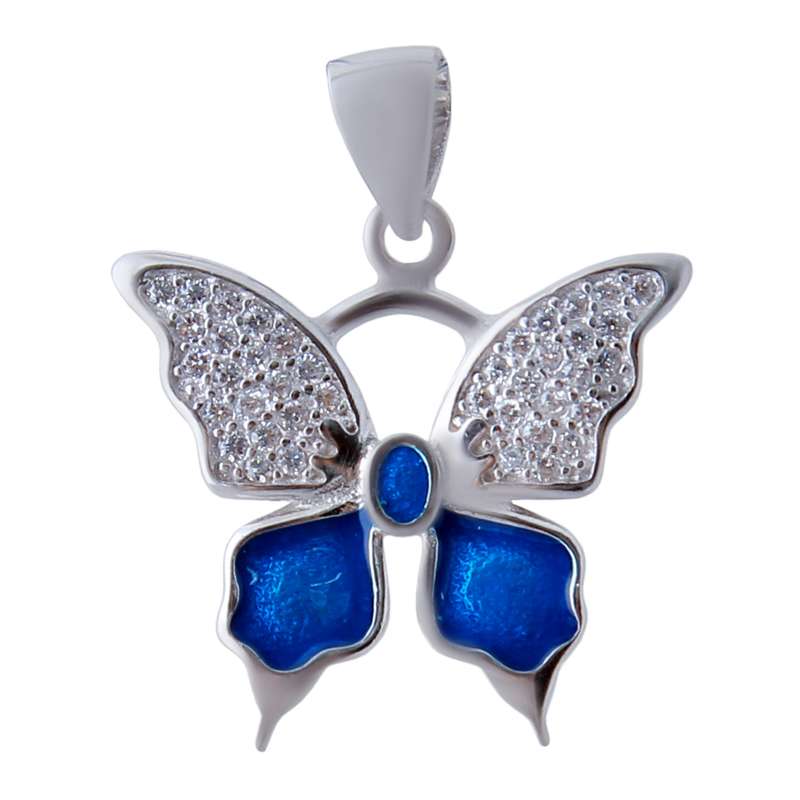     آویز گردنبند نقره زنانه بازرگانی میلادی کد PKR-114