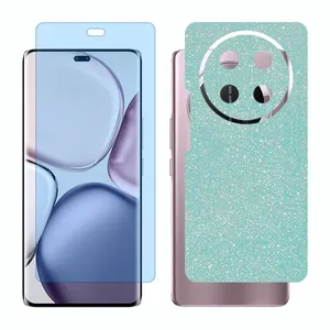 Glass Together model matte anti bluescreen protector suitable for Honor X9c mobile phone with back cover sticker