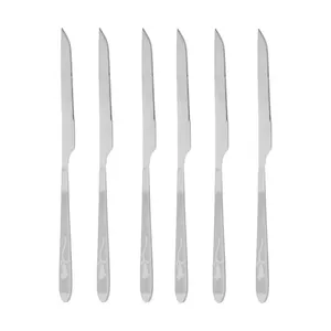  چاقو میوه خوری مدل لاله بسته 6 عددی