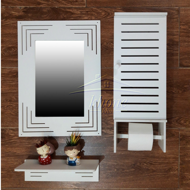 ست سرویس بهداشتی سه پارچه خونه خاص مدل خطی