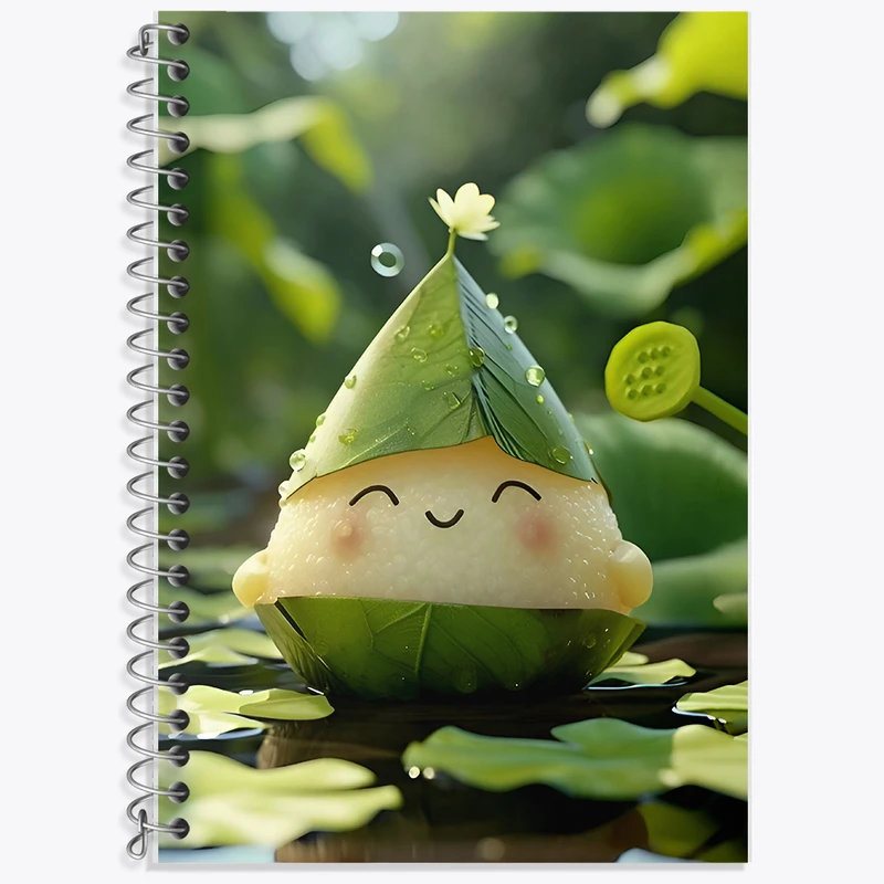 دفتر لغت 50 برگ خندالو طرح اونیگیری (Onigiri) کد F7837