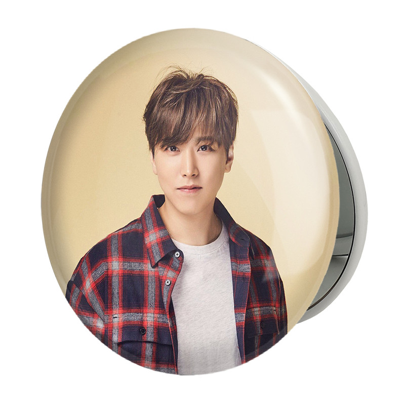 آینه جیبی خندالو طرح سونگ مین گروه سوپر جونیور Super Junior مدل تاشو کد 12178 