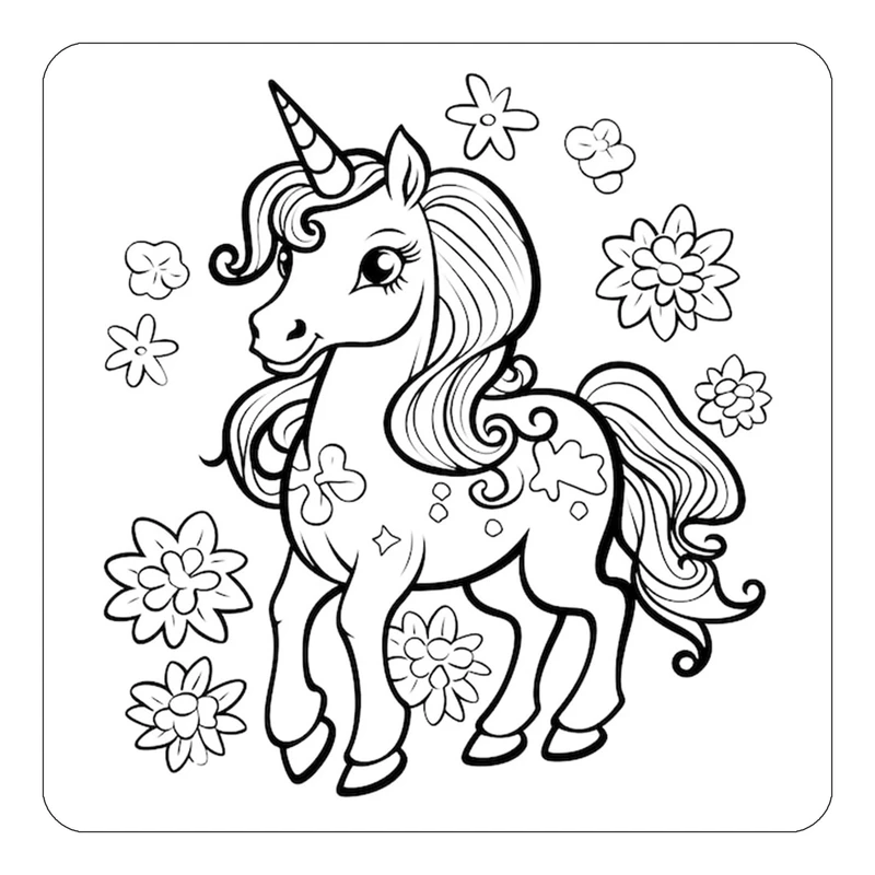 مگنت کاکتی طرح اسب تک شاخ و یونیکورن مدل mp31507