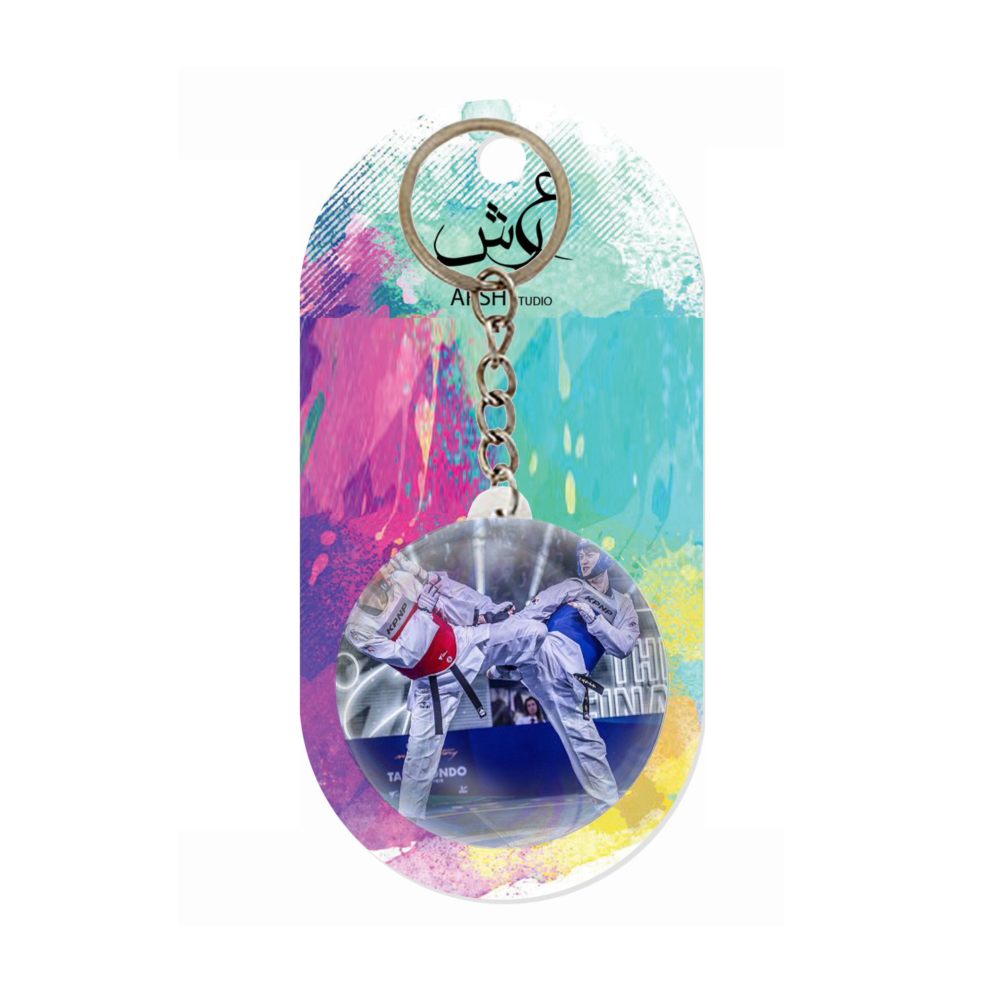 جاکلیدی عرش مدل ورزشی تکواندو کد Asj6023 جاکلیدی عرش مدل ورزشی تکواندو کد Asj6023