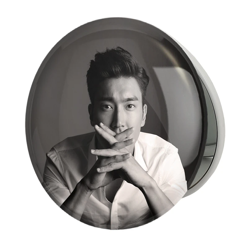 آینه جیبی خندالو طرح شیوون گروه سوپر جونیور Super Junior مدل تاشو کد 12188 