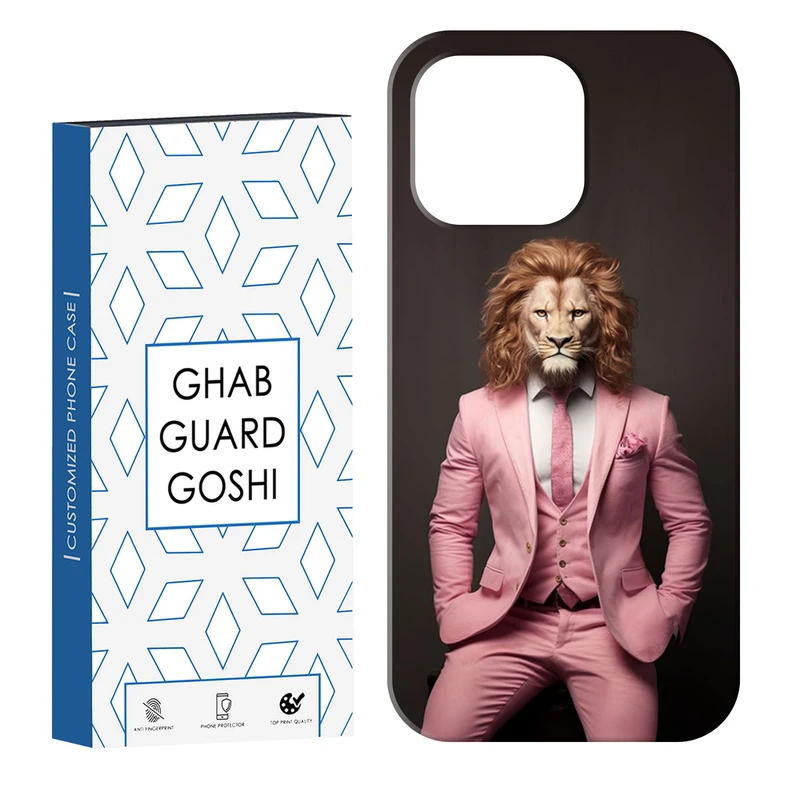 کاور قاب گارد گوشی طرح شیر کد Dimo-484 مناسب برای گوشی موبایل اپل IPHONE 16 PRO   