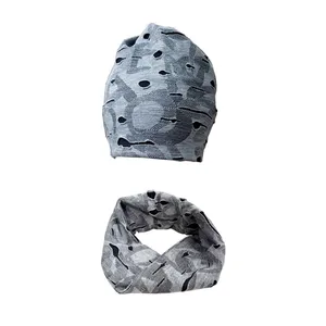 ست کلاه و شال گردن بچگانه مدل گوتیک کد 4