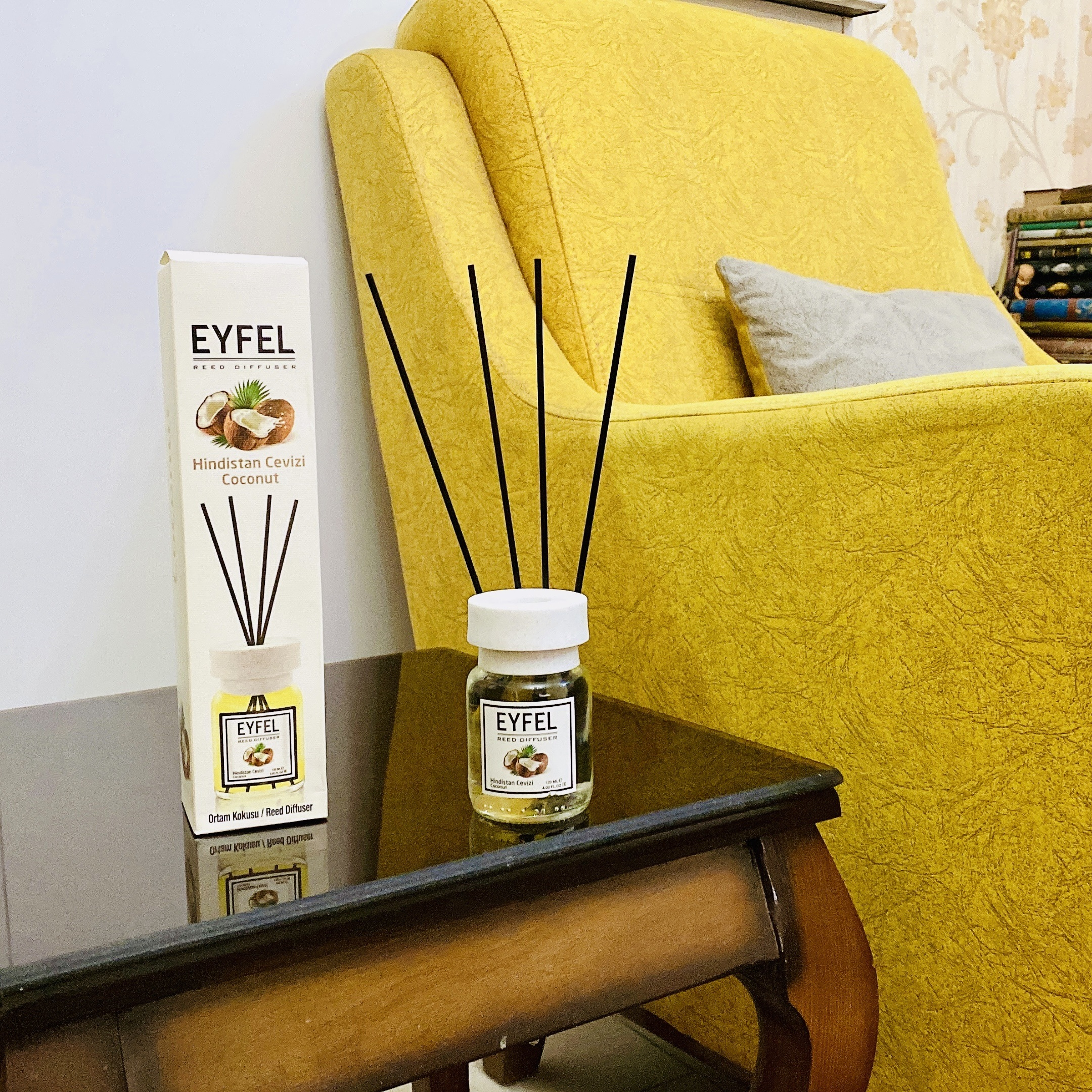 خوشبوکننده هوا ایفل مدل نارگیل حجم 120 میلی لیتر