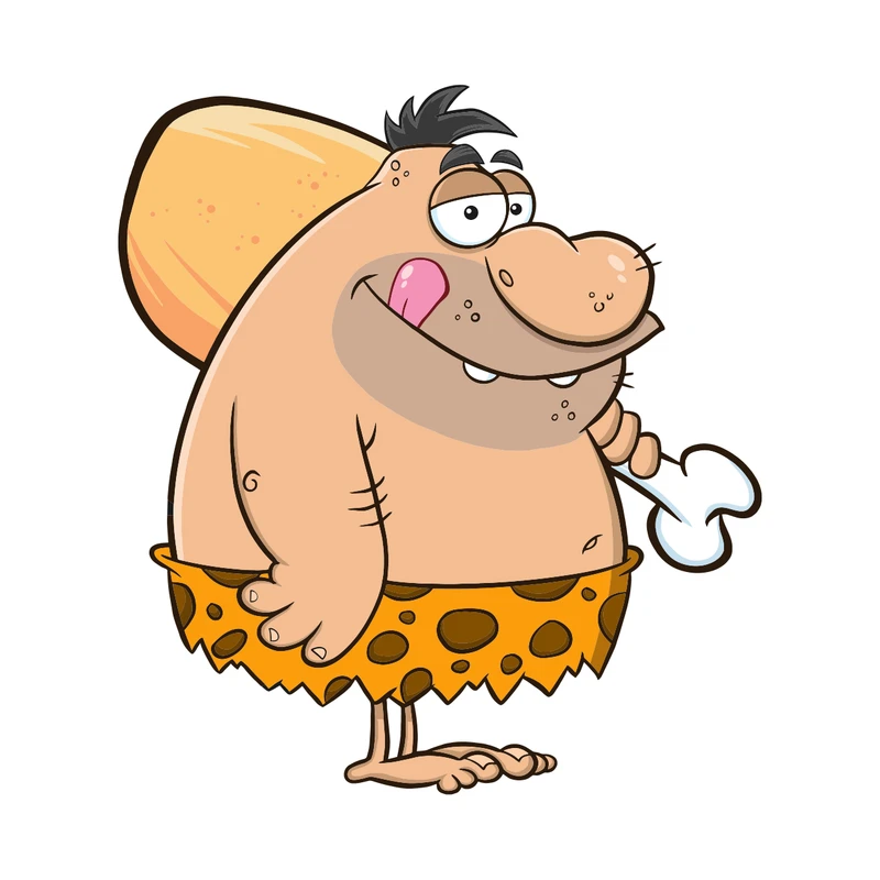 برچسب لپ تاپ پویا مارکت طرح عصر حجر کد 2353