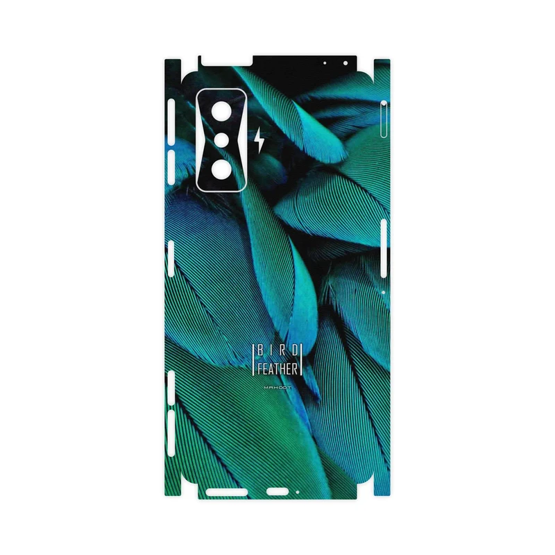 برچسب پوششی ماهوت مدل Green Feather-FullSkin مناسب برای گوشی موبایل شیائومی Poco F4 GT 5G