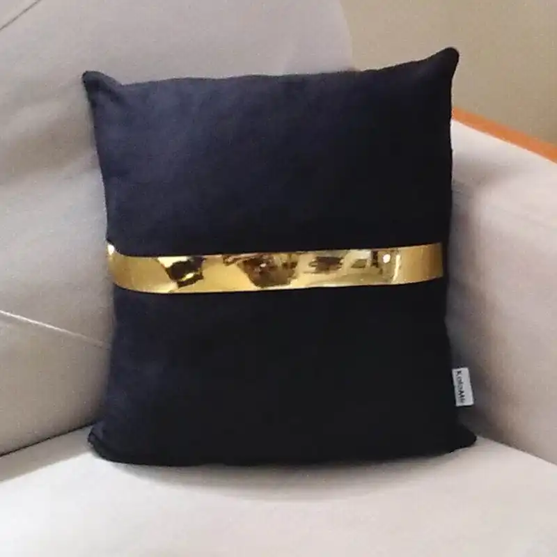 کاور کوسن کالامیر مدل مخمل کمربندی کد T2