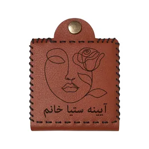 آینه جیبی مدل  اسم ستیا طرح گل