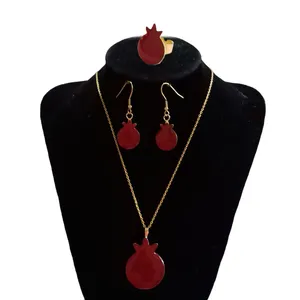 نیم ست زنانه طرح انار کد 951