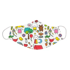 ماسک تزیینی طرح نقاشی مدل 016